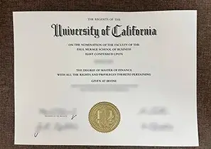 University of California, Irvine Diploma