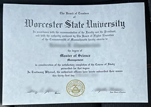 Worcester State University Diploma
