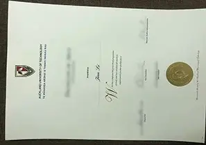 Auckland University of Technology Graduation Certificate