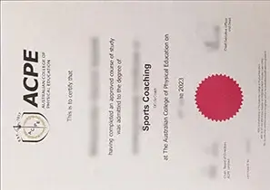 Australian College of Physical Education diploma
