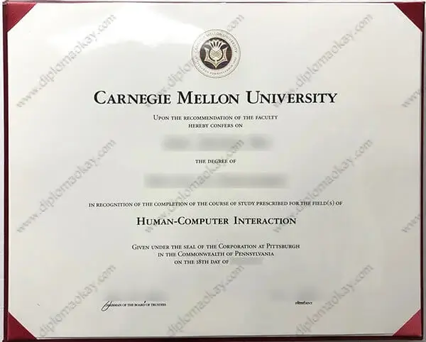 办理卡内基梅隆大学毕业证