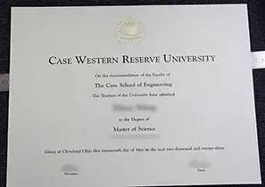 Case Western Reserve University Diploma