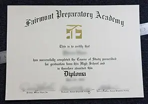 Fairmont Preparatory Academy Diploma