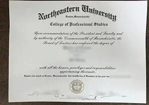 Northeastern University Certificate