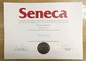 Seneca College of Applied Arts and Technology Graduation Certificate
