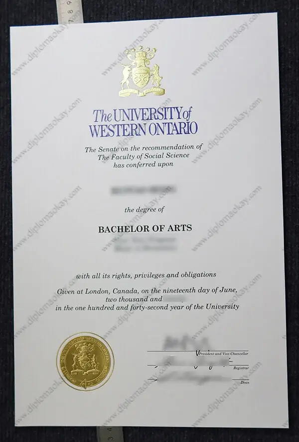 The University of Western Ontario Diploma