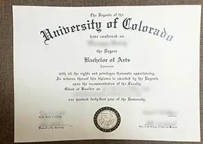 University of Colorado Certificate