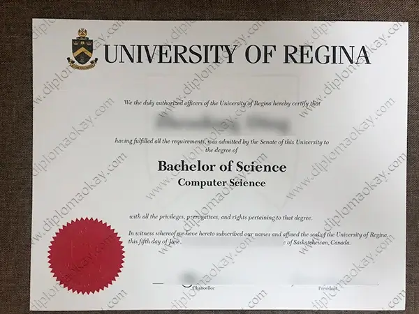 University of Regina Diploma