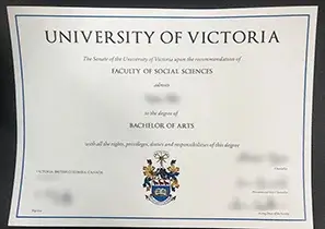 University of Victoria Graduation Certificate