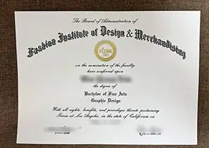 Fashion Institute of Design & Merchandising Diploma