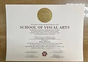 School of Visual Arts Diploma