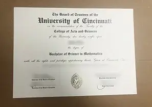 University of Cincinnati Diploma
