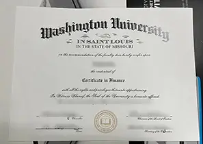 Washington University in St. Louis Diploma