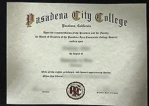 办理帕萨迪纳城市学院毕业证