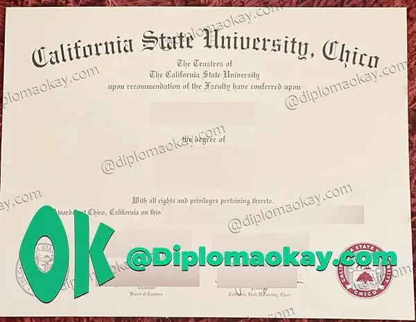 办理加州州立大学奇科分校毕业证