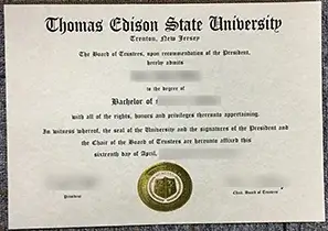购买托马斯爱迪生州立大学毕业证