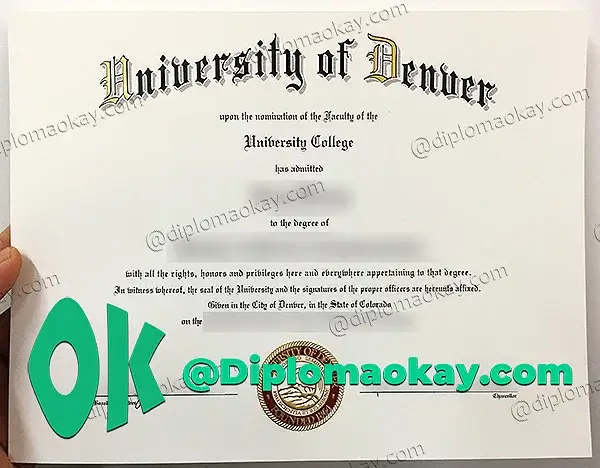 购买丹佛大学文凭，美国DU大学毕业证办理