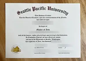买西雅图太平洋大学毕业证