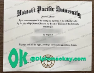 夏威夷太平洋大学文凭购买