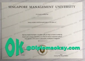 购买新加坡管理大学文凭