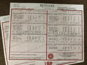 购买Rutgers成绩单