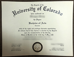 美国CU Boulder假文凭