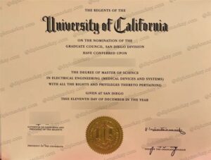 购买UC San Diego文凭