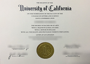 高仿加州大学洛杉矶分校文凭