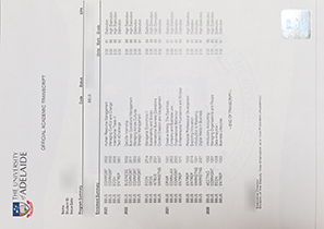 阿德莱德大学成绩单购买