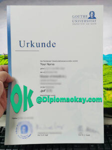 法兰克福大学成绩单购买