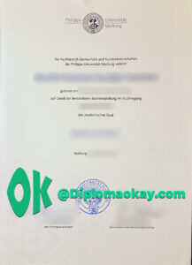 马尔堡大学毕业证购买