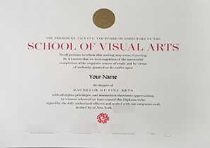 办理SVA NYC文凭
