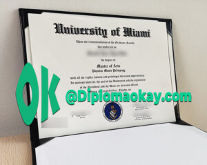 办理UMiami毕业证 办理迈阿密大学毕业证