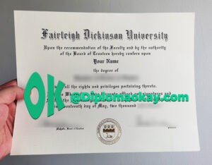 菲尔莱狄更斯大学毕业证购买