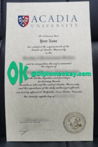 办理阿卡迪亚大学毕业证 阿卡迪亚大学学位证书定制