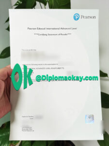 培生证书制作 Pearson Edexcel证书购买