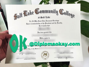 办理SLCC毕业证 盐湖社区学院毕业证购买