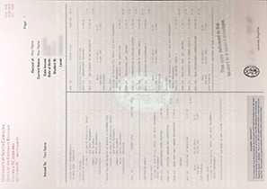 南卡罗来纳大学成绩单购买