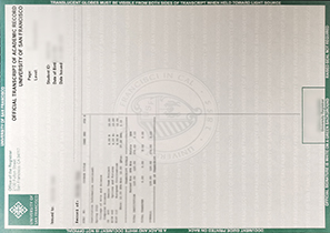 定制旧金山大学成绩单