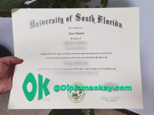 USF毕业证办理 南佛罗里达大学毕业证购买