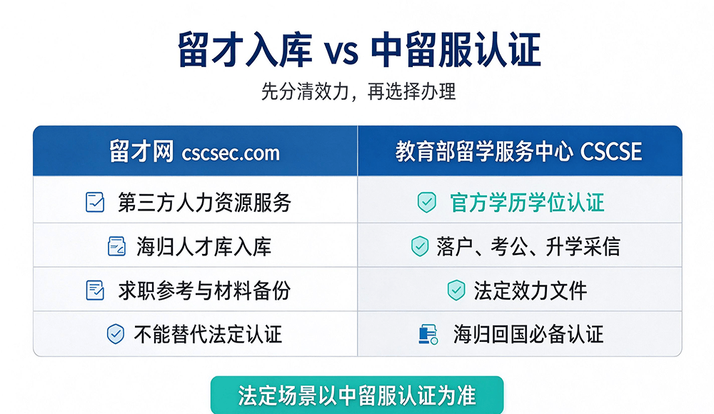 海归必看|6个真相!cscsec留才认证≠CSCSE学历认证 1 2 3