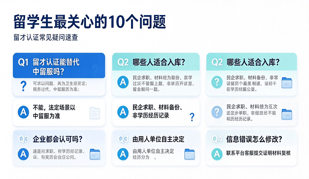 海归必看|6个真相!cscsec留才认证≠CSCSE学历认证 2 3 3